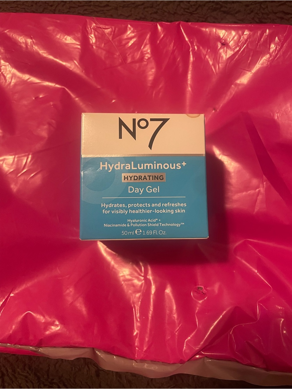 No7 HydraLuminous+ Hydrating Day Gel - Blue